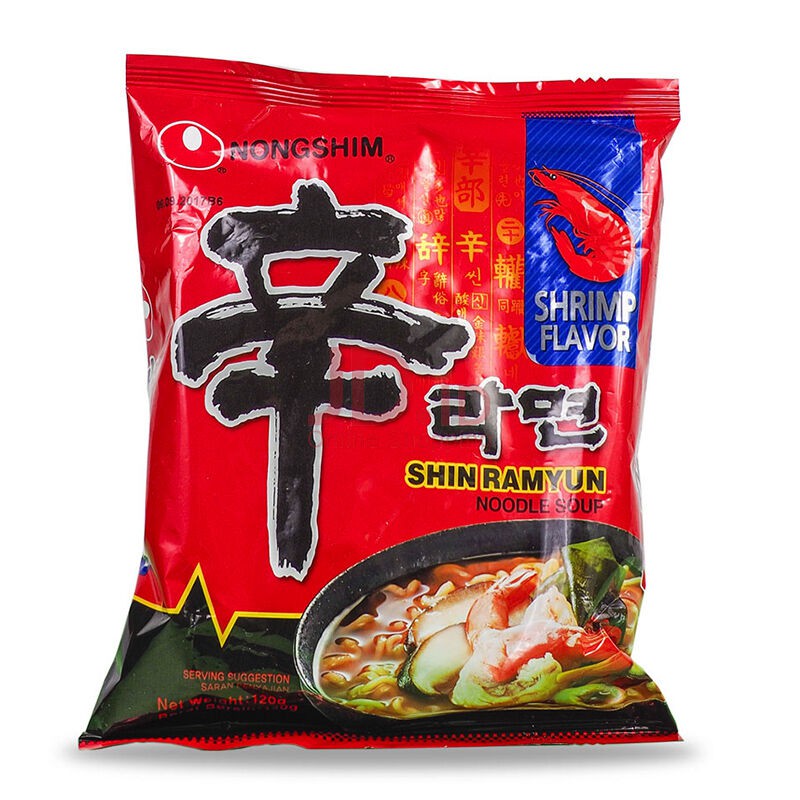 Nongshim Shin Ramyun Shrimp Flavor Noodle Soup 120g Shopee Philippines