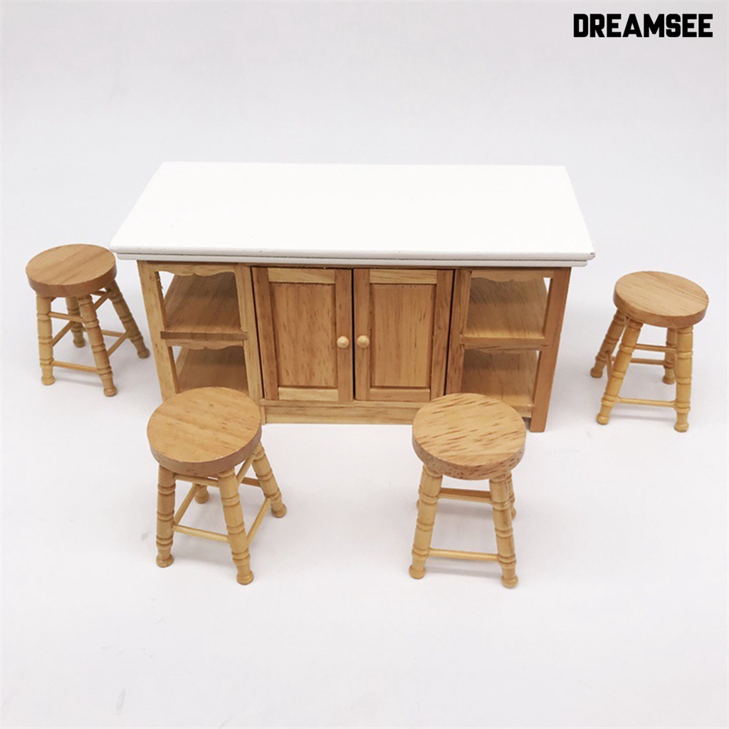 DS Miniature Stool Firm Beautiful Wooden Miniature Stool Birthday ...