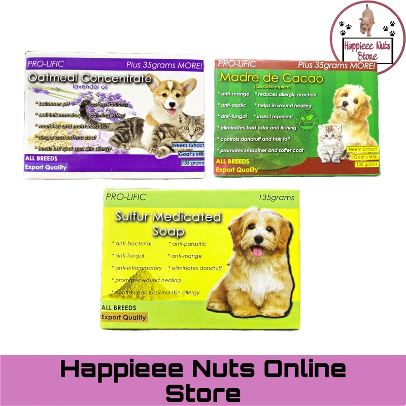 ProLific Tails 135g Pet Dog Cat Anti Tick Bar Soap for All Breeds