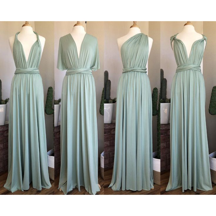 sage green dress SAGE GREEN INFINITY BRIDESMAID ENTOURAGE PRENUP CIVIL