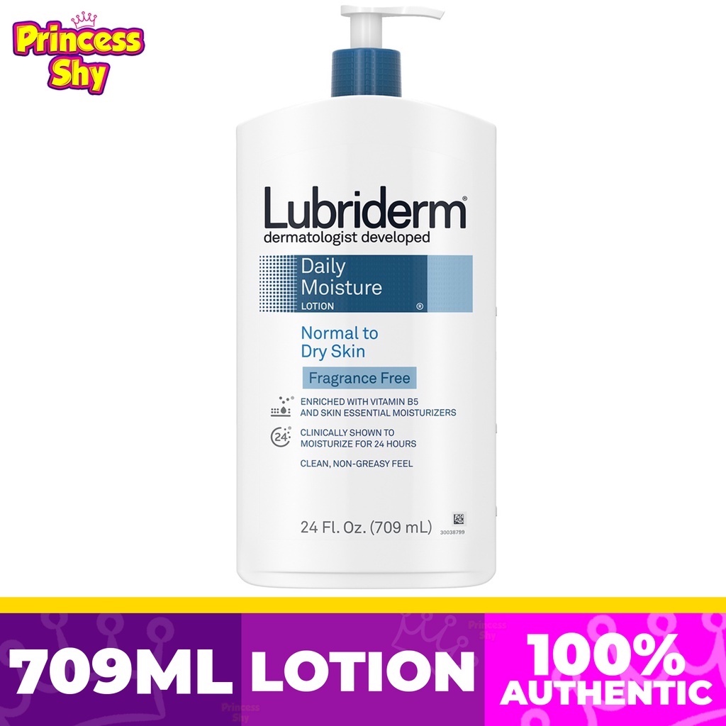 Lubriderm Daily Moisture Lotion Normal To Dry Skin Fragrance Free 24 Oz ...