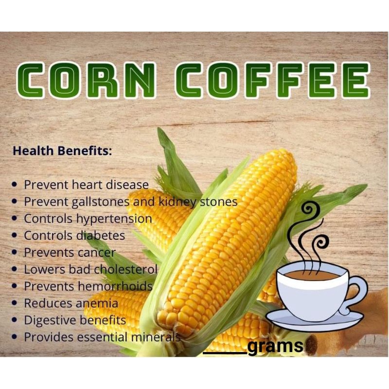 CoRn Coffee(Kape Mais 250g) / Corn + Mangosteen + Malunggay 150Grams