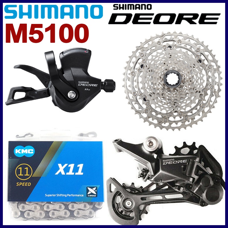 Shimano Deore M5100 Groupset 1x11Speed MTB M5100 Shifer Rear Derailleur ...