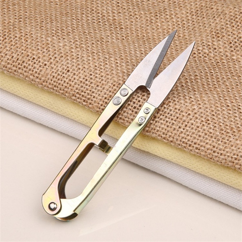 Small Scissors Tailor Spring U-shaped Scissors Embroidery Yarn Scissors ...