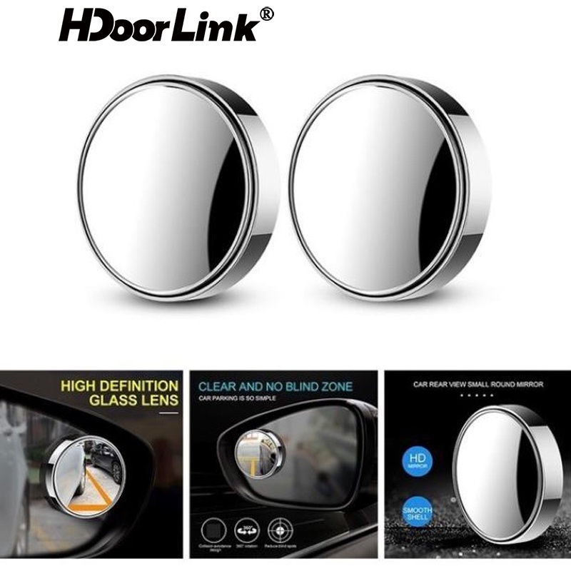 【Ready stock】HdoorLink 2pcs Car Auxiliary Mirror, Blind Spot Mirror ...