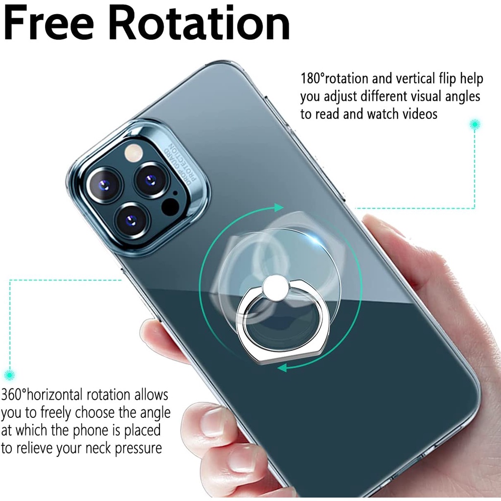Transparent Cell Phone Ring Holder, 360 Degree Rotation, Finger Grip Stand  Holder iPhone and ipad Ta…See more Transparent Cell Phone Ring Holder, 360