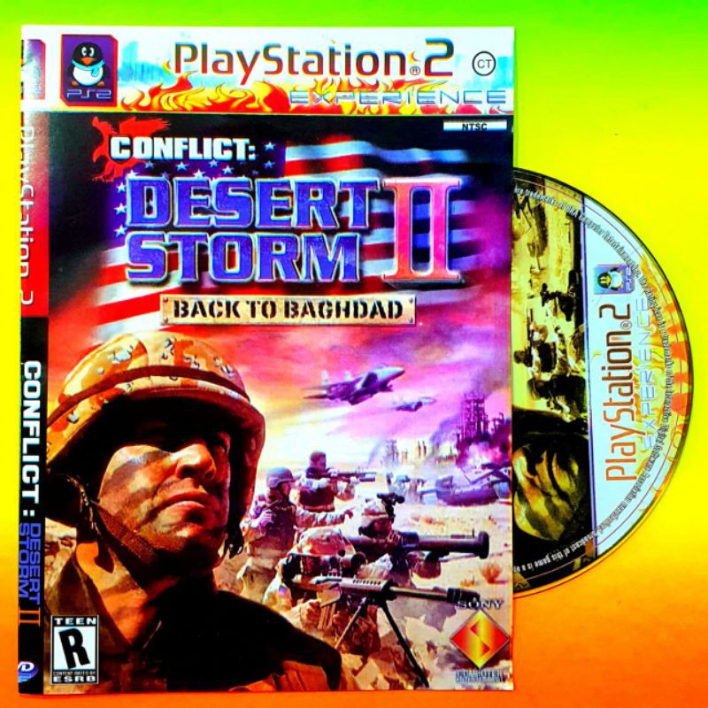 Playstation PS2 CONFLICT DESERT STORM VIDEO GAME Cassette-Conlict ...