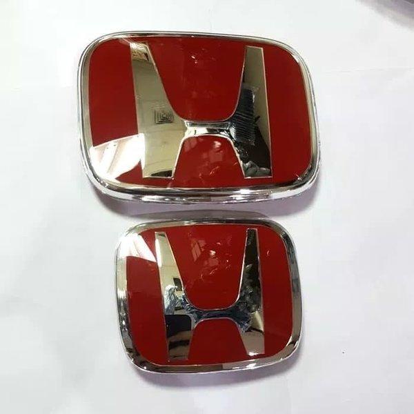 Honda Red EXCLUSIVE Logo Emblem Special Honda All New BRIO 2018 Car