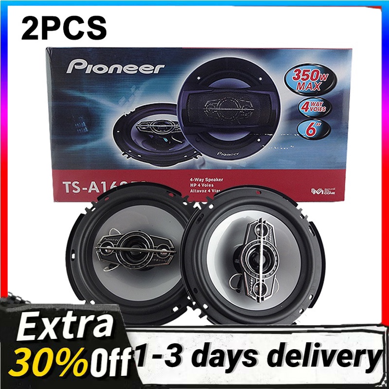 Pioneer TS-A1695S (TS-A1696S) 6 inches Car Speaker PAIR Car Stereo ...