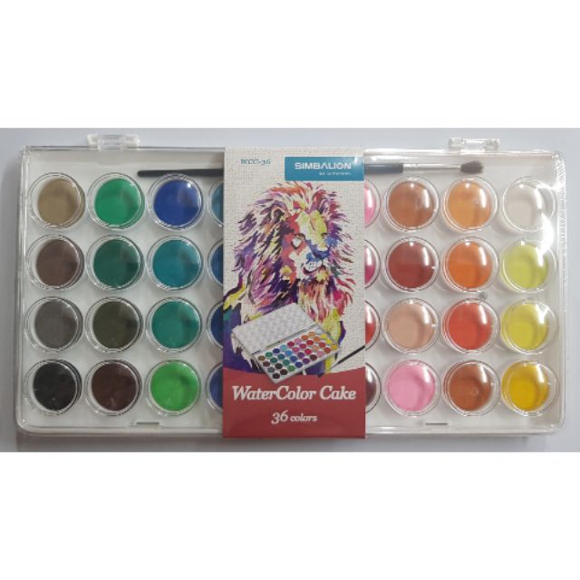 SIMBALION water color 36 colors | Shopee Philippines