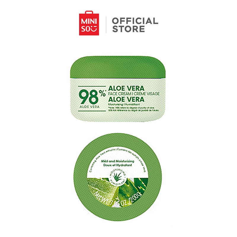 MINISO Aloe Vera Hydrating Face Cream Shopee Philippines