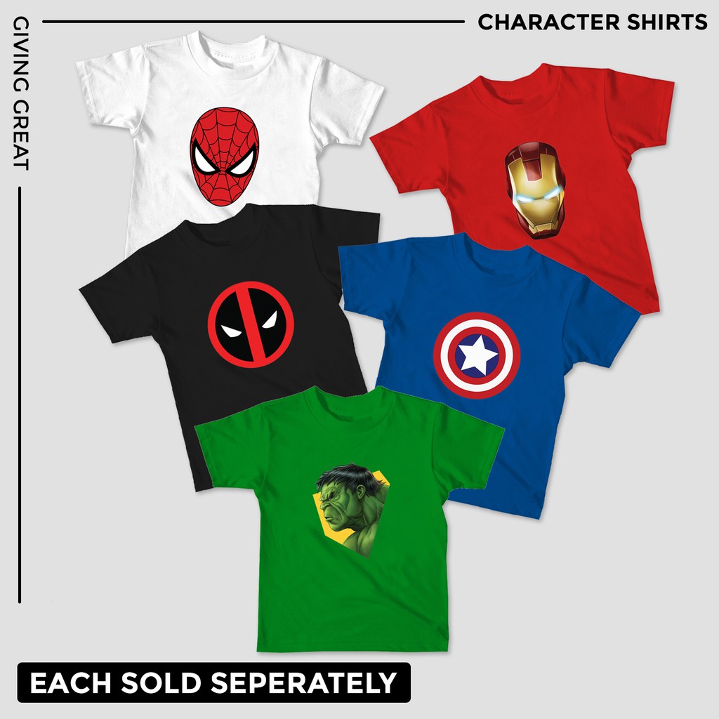 Marvel Clothes, Spiderman & The Hulk