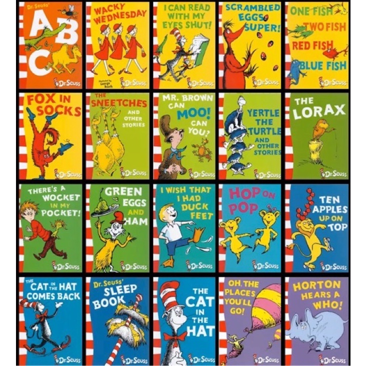 A Classic Case Of Dr. Seuss 20 Book Set | Shopee Philippines