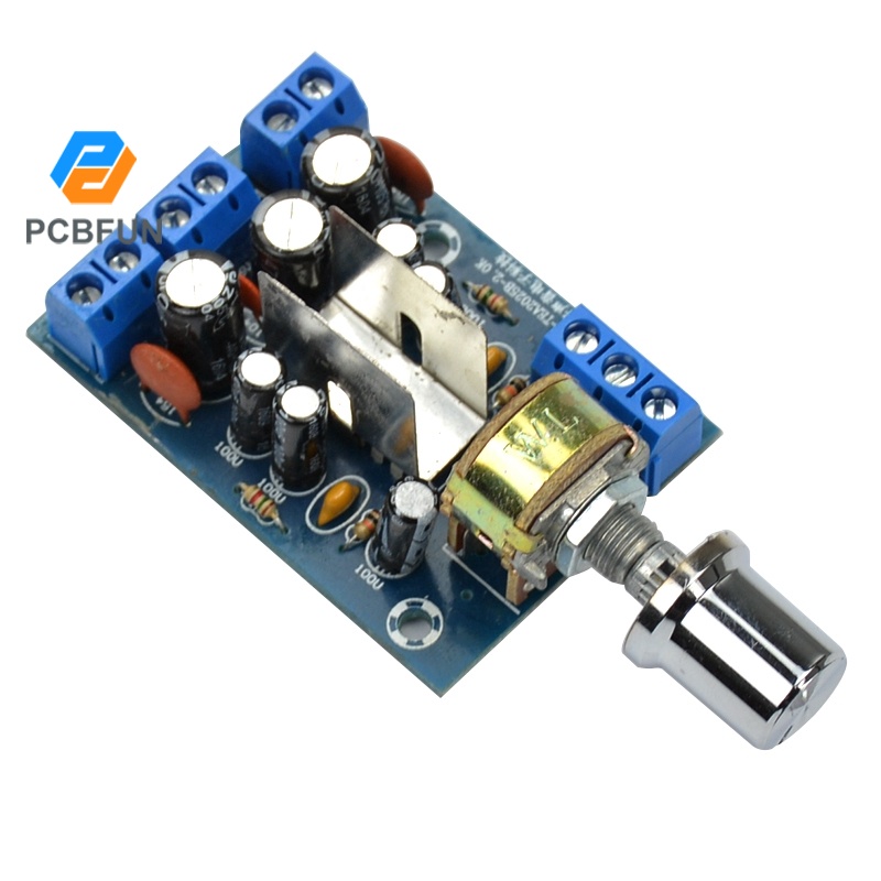 Pcbfun New Amp 12V Car Tea2025B 2.0 Stereo Dual Channel 3W+3W Audio