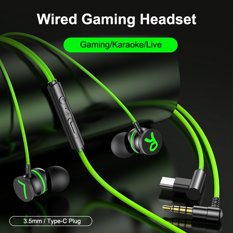 Wired earphone with noise cancelling online microphone