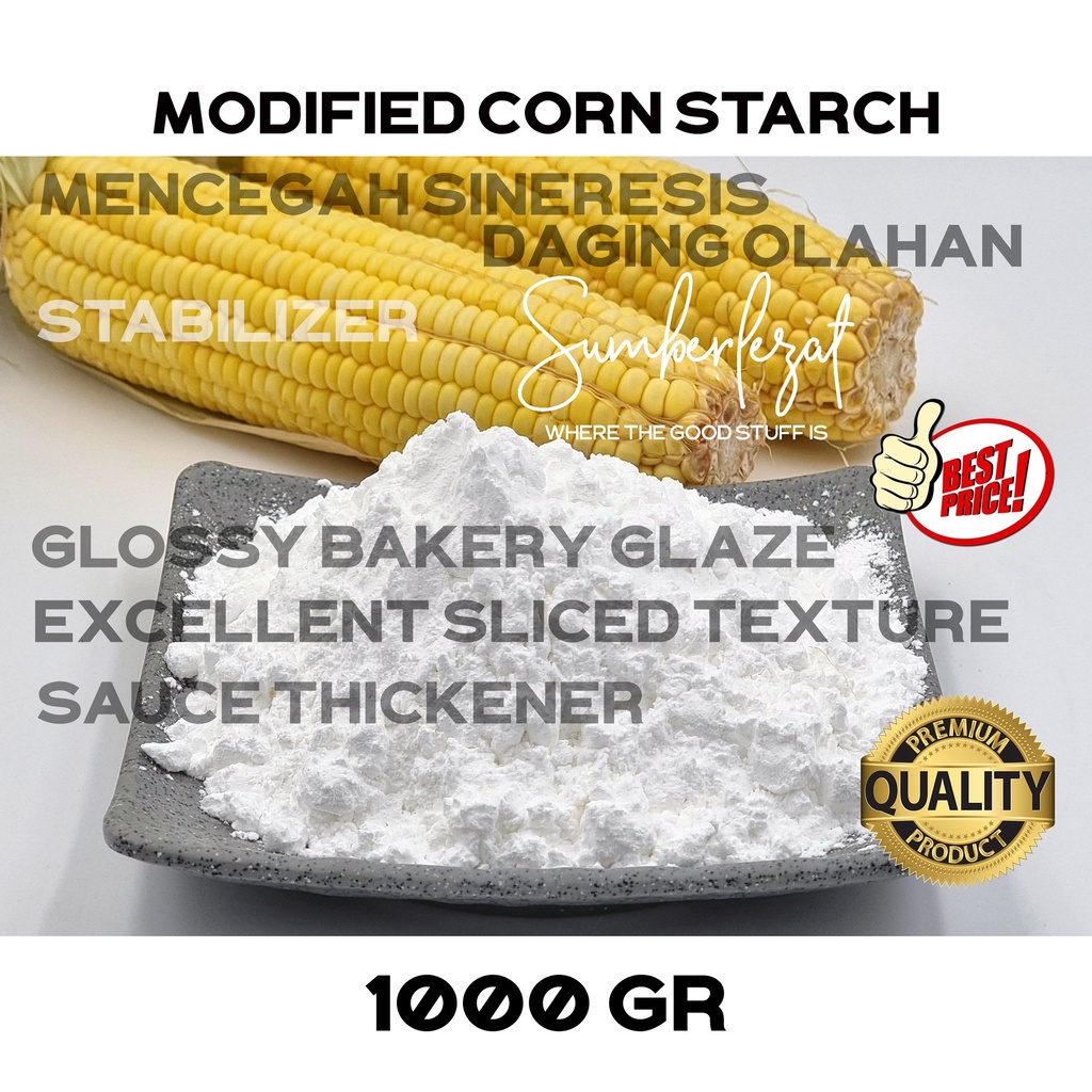 1000 gr Modified CORN Starch Flour For Sausage Meatballs Deli Ham