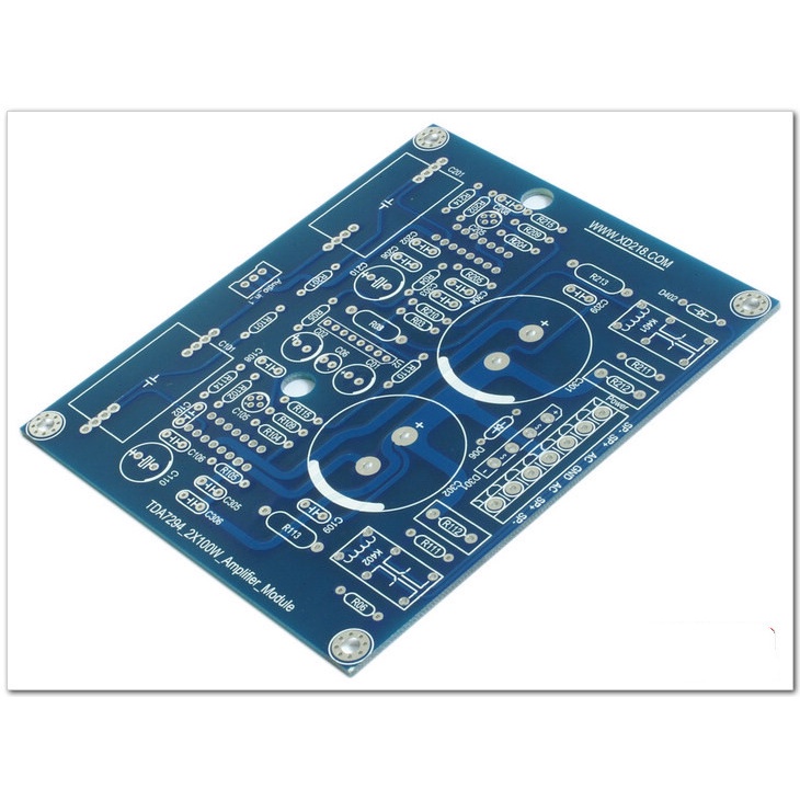 TDA7294 installed 2*100W current mode power amplifier PCB empty board