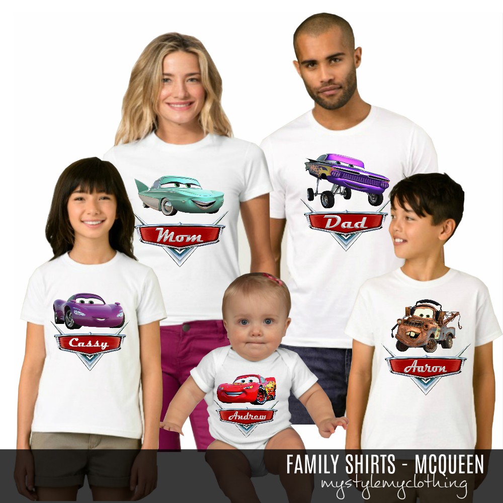 Custom Birthday Family Set Shirt The Cars Shopee Philippines