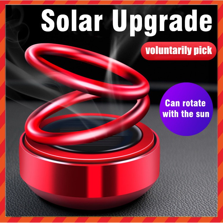 Solar double ring rotating suspension aromatherapy automatic