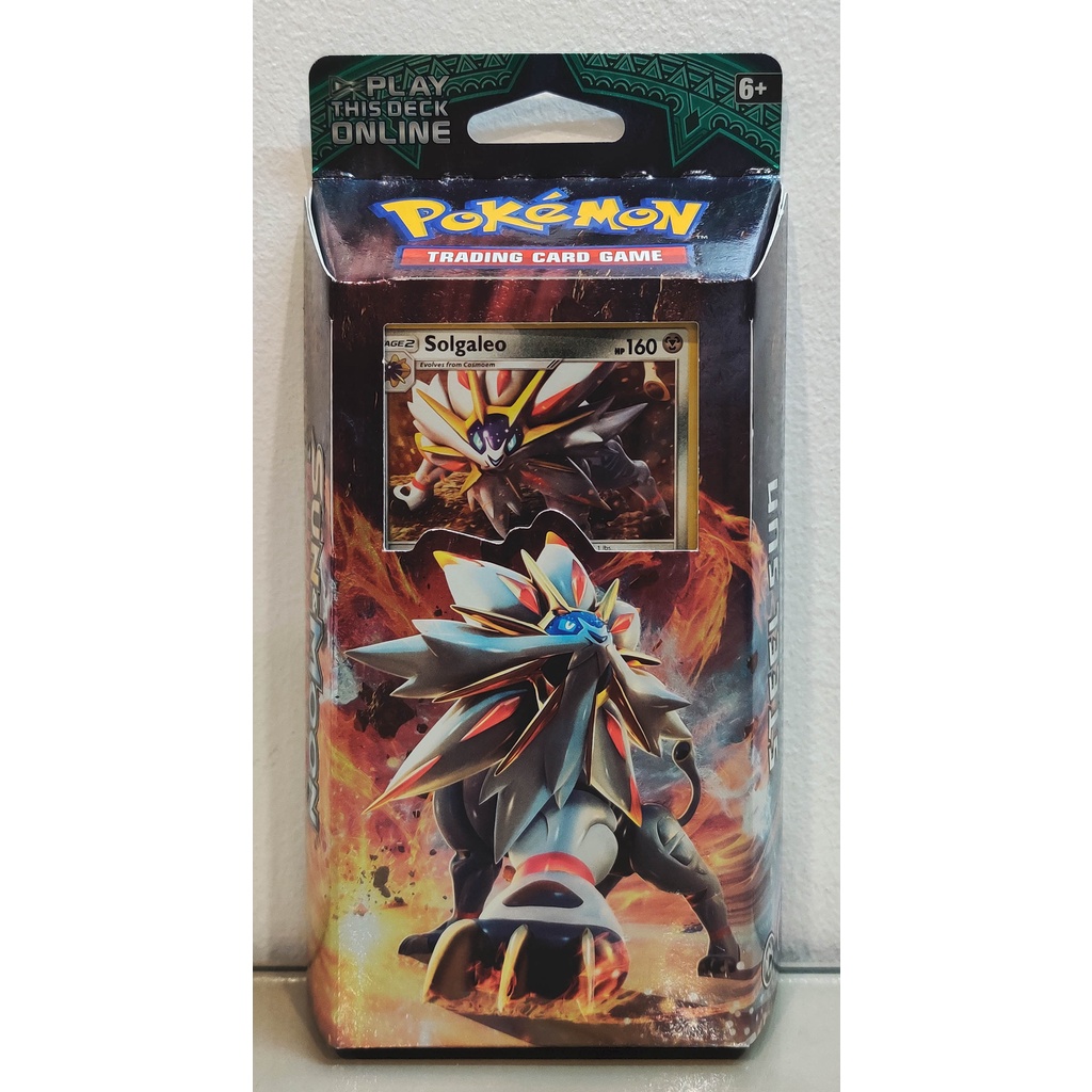 Pokemon TCG Sun&Moon Guardians Rising Steel Sun Theme Deck | Shopee ...