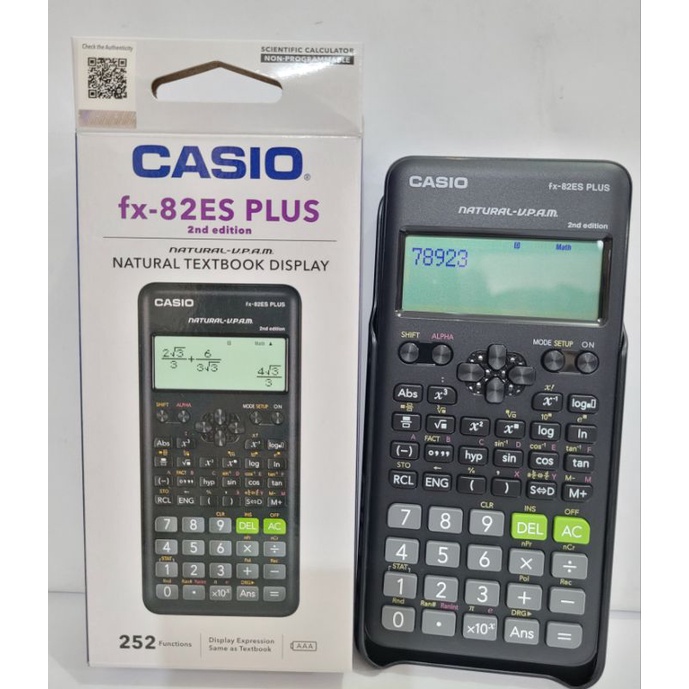 Original Casio FX- 82ES Plus 2nd Edition | Shopee Philippines