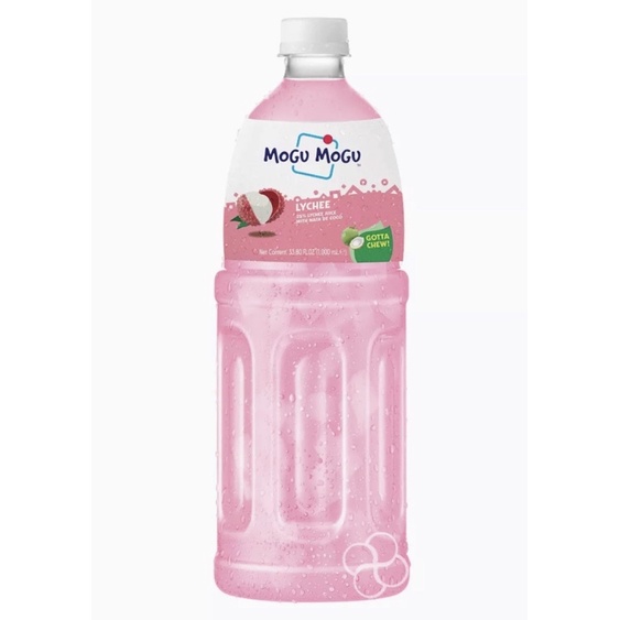 Mogu Mogu Lychee with Nata De Coco Juice Drink 1L Shopee Philippines