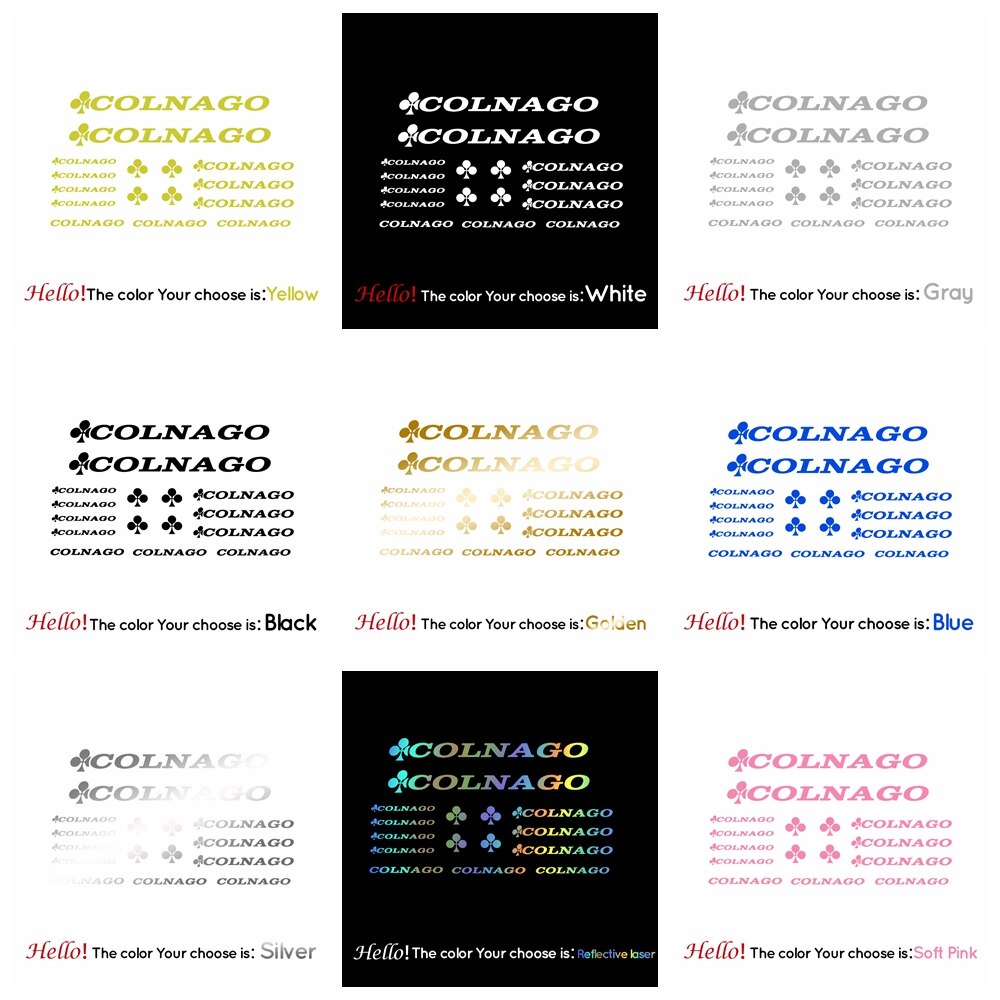 PEGATINAS STICKERS VINILO LAMINA BICICLETA FOR COLNAGO , Custom Bicycle ...