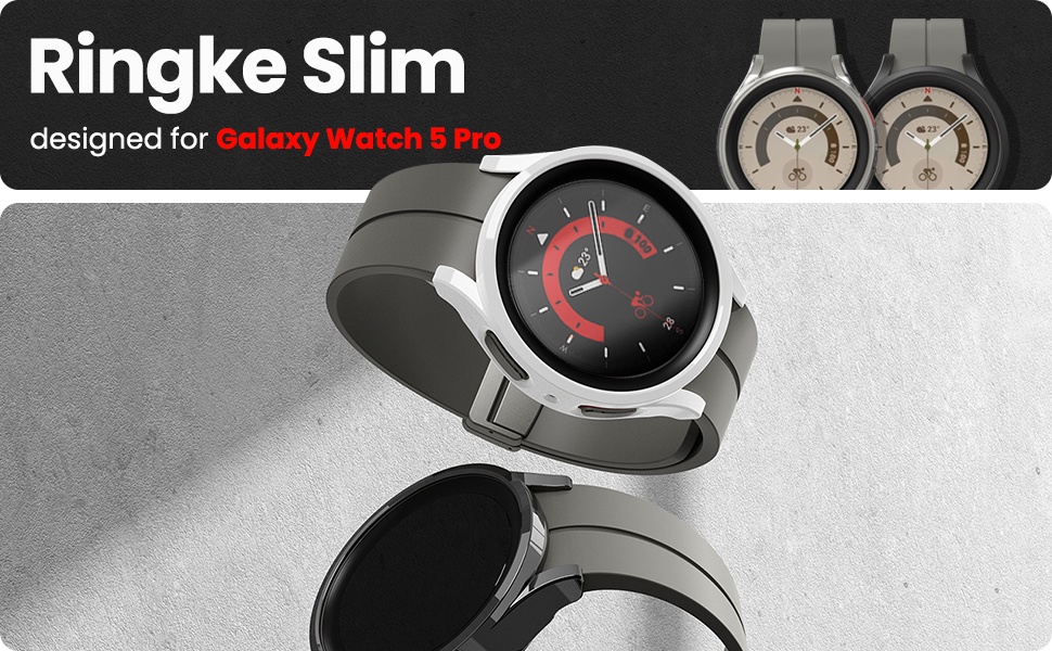 Ringke Slim Case (1 pack) for Samsung Galaxy Watch Pro 45mm Hard