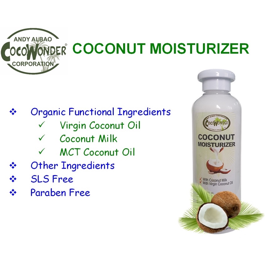 Hand & Body, COCONUT MOISTURIZER Made Of Organic Coconut Milk & MCT