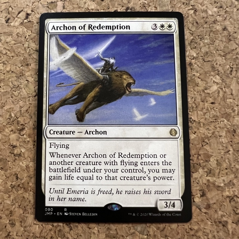 MTG ARCHON OF REDEMPTION | JUMPSTART | WHITE | MAGIC THE GATHERING ...