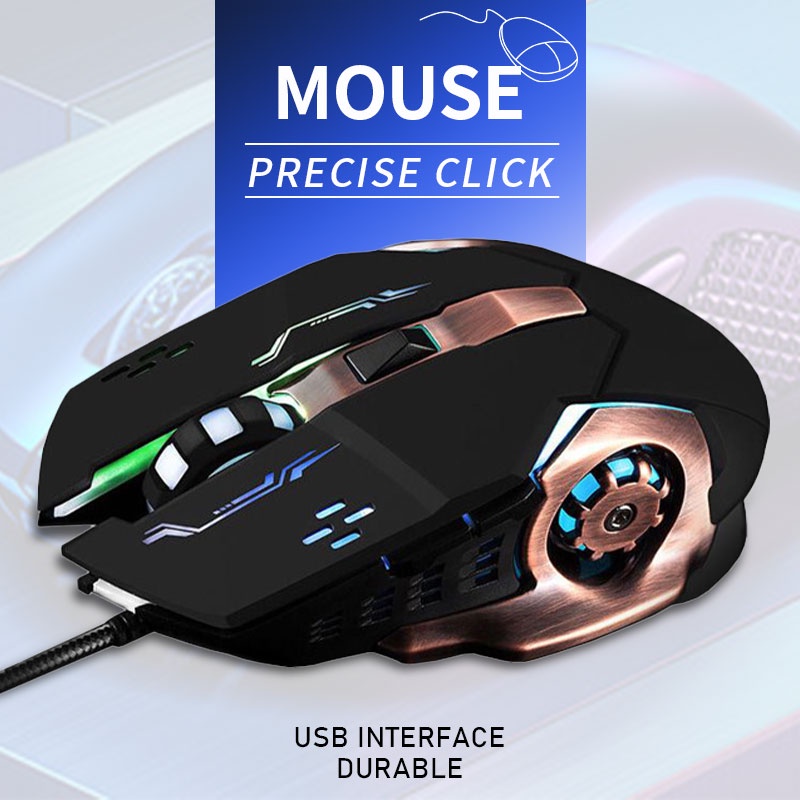 Mouse Wired Gaming Mouse Luminous Mouse Wired Mechanical Modeling PC ...