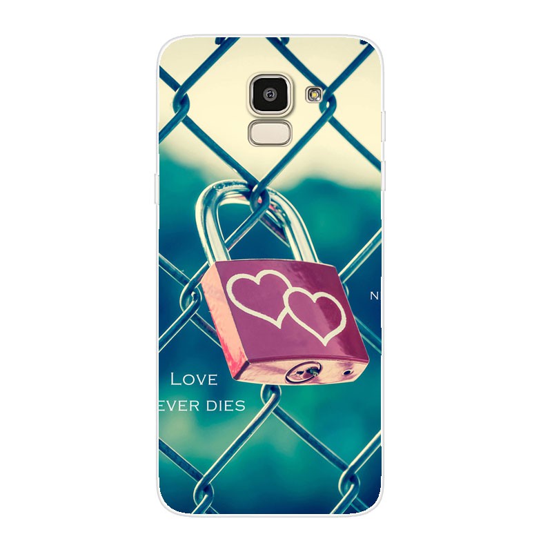 Samsung Galaxy J6 2018 Case Clear Cartoon Printed Silicone TPU