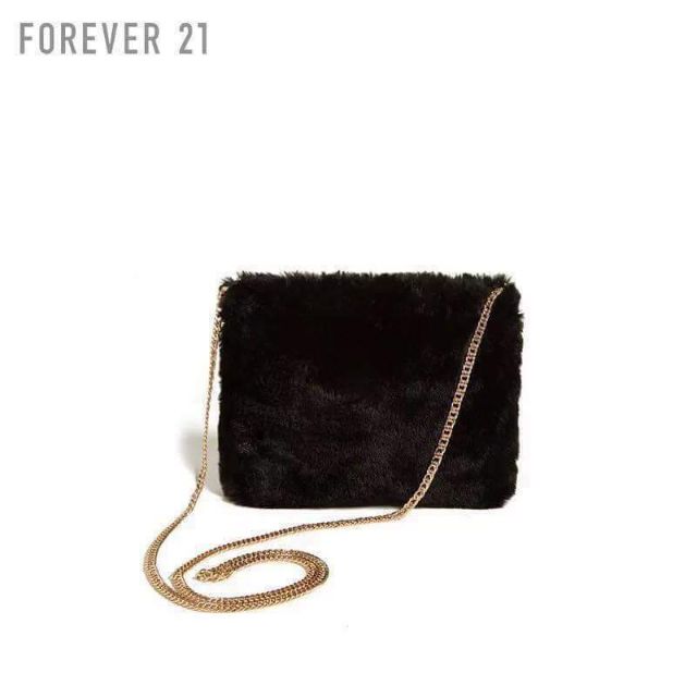 Forever 21 discount fur sling bag