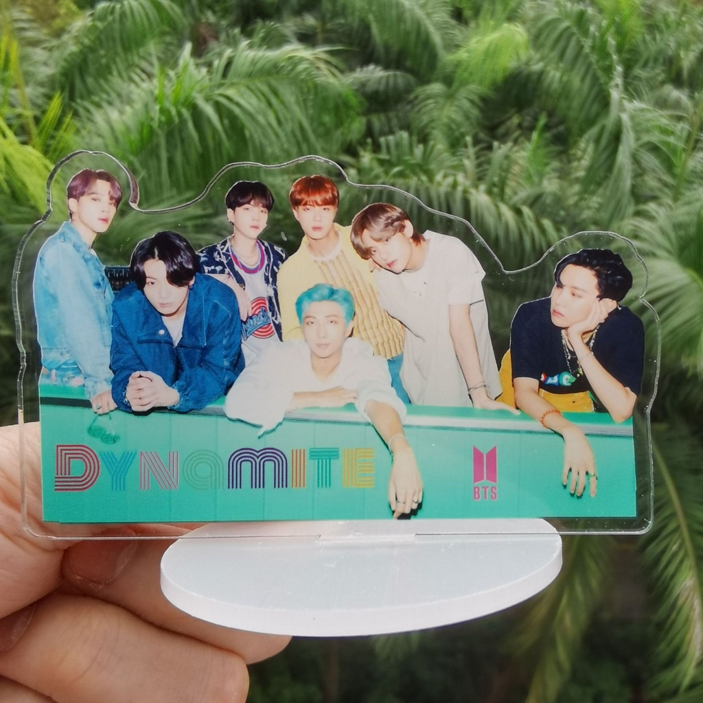 kpop bts dynamite album desk stand kpop blackpink acrylic standee