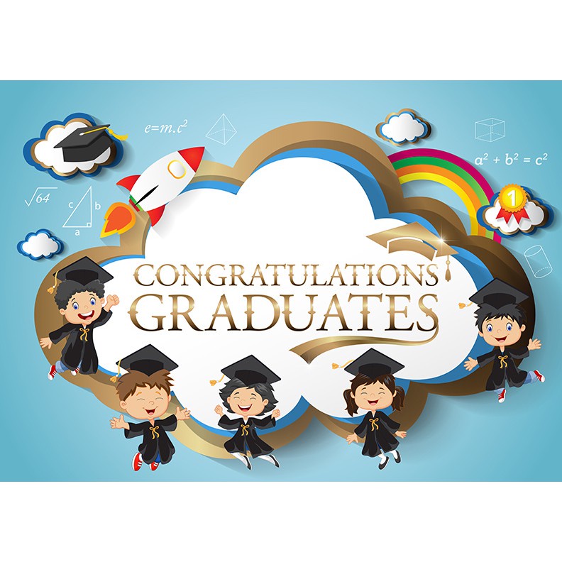 School Big Banner/School Backdrop - Graduate/Award Graduation/Graduate ...