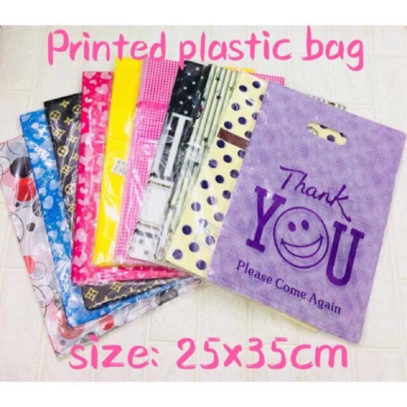 Printed plastic packaging clearance bags