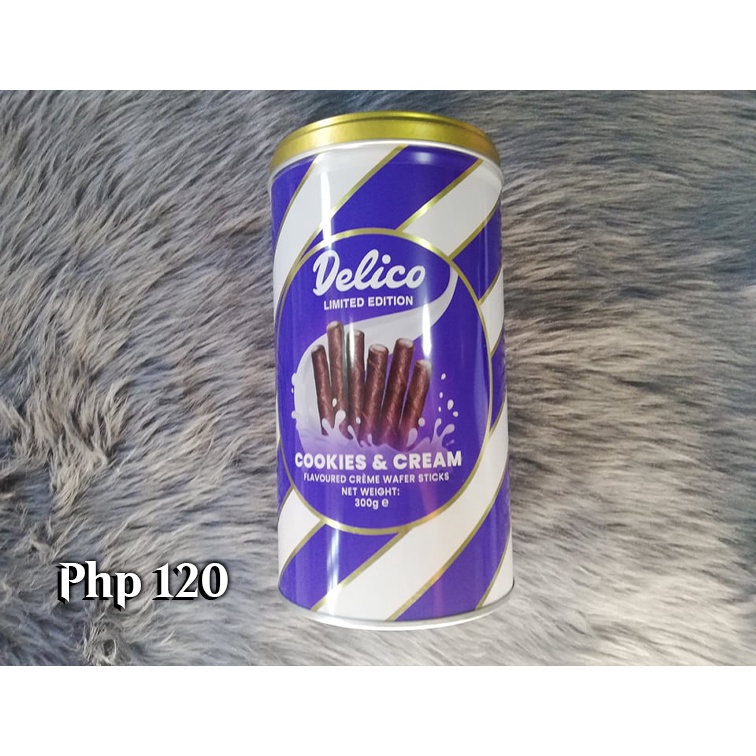 Delico Limited Edition Cookies and Cream Flavoured Creme and Wafer