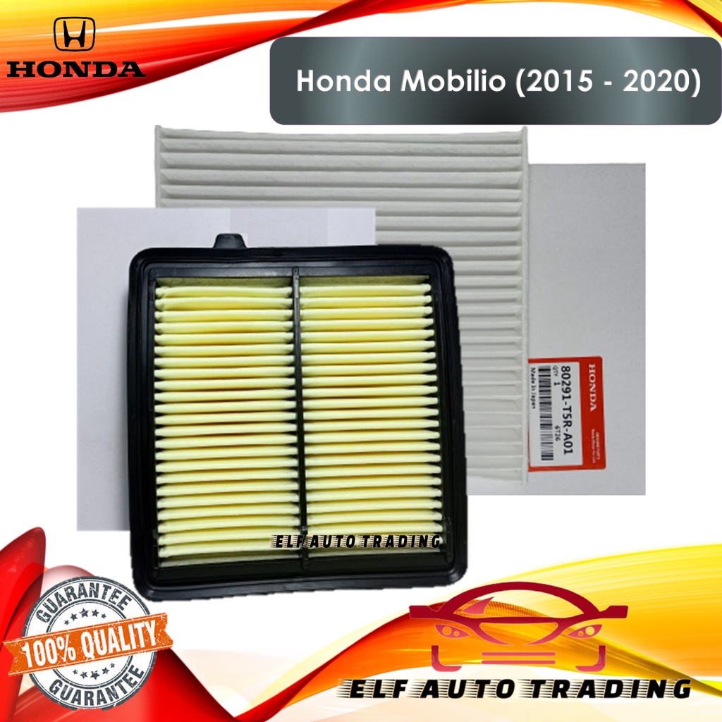 Combo Engine Air Filter and Cabin Filter for Honda Mobilio (2015 2020