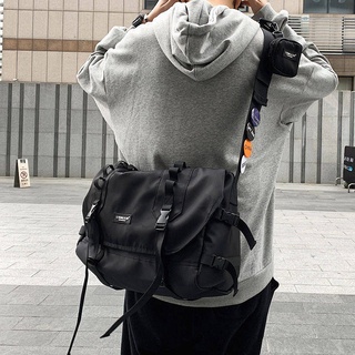 Large-Capacity One-Shoulder Backpack Men's Personality Street Ins Tide  Tooling Chest Bag Japanese Messenger Bag Men's Tide Brand Waist Bag - China  Japanese Style Messenger Bag and Bag price