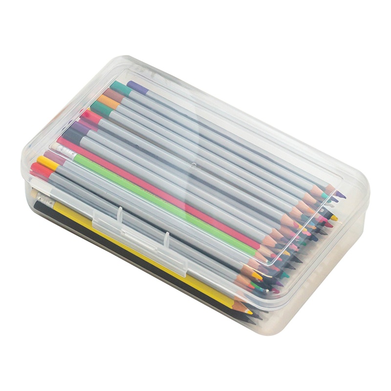 seve Hard Plastic Pencil Case Crayon Pen Box Sketch Pencil Case ...