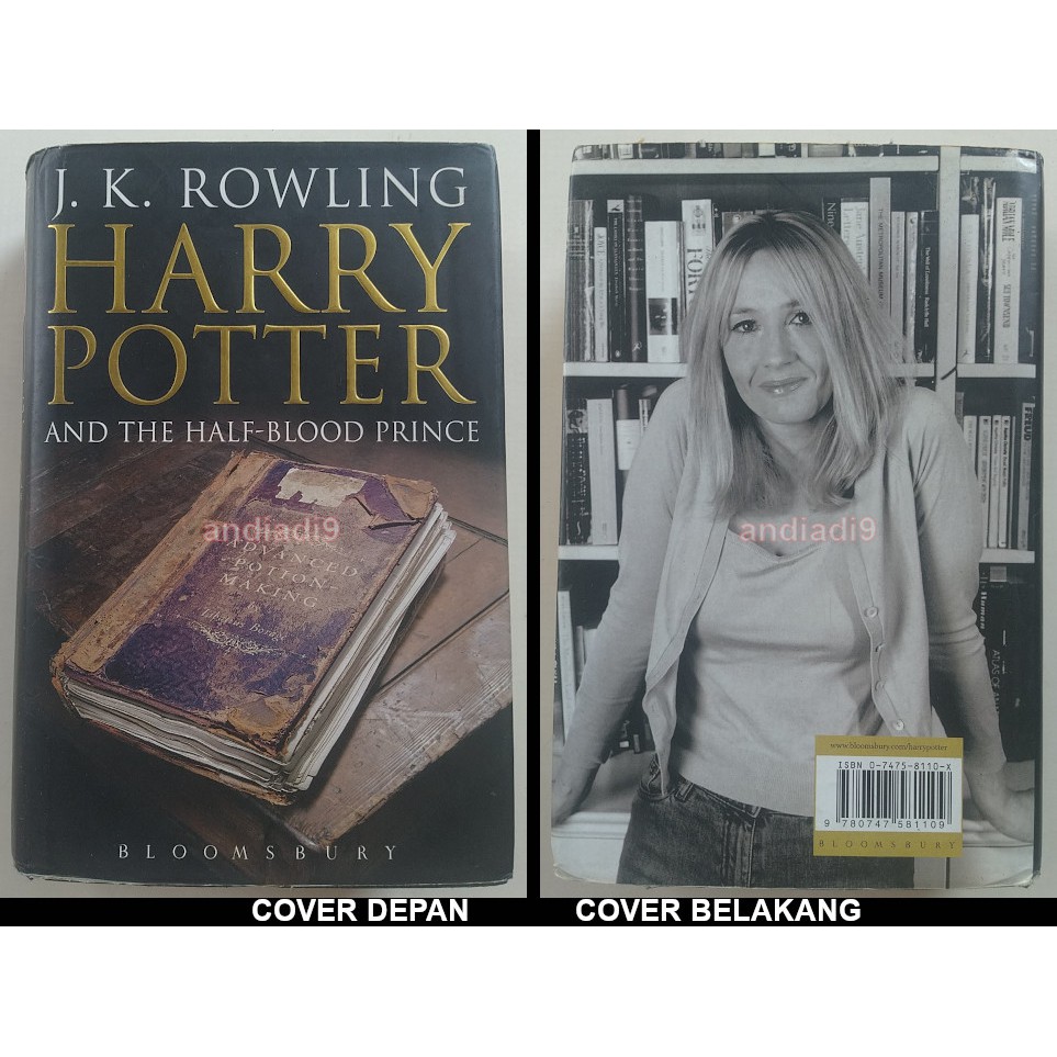 HARRY POTTER AND THE HALF BLOOD PRINCE JK ROWLING HARDCOVER IMPORTED ...