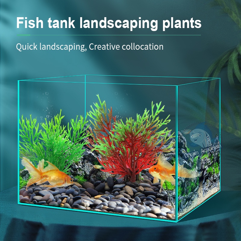 Artificial Aquatic Plants Aquarium Decor Plant Fish Tank Landscape
