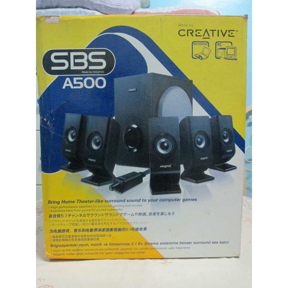 Creative a500 5.1 speakers hot sale price