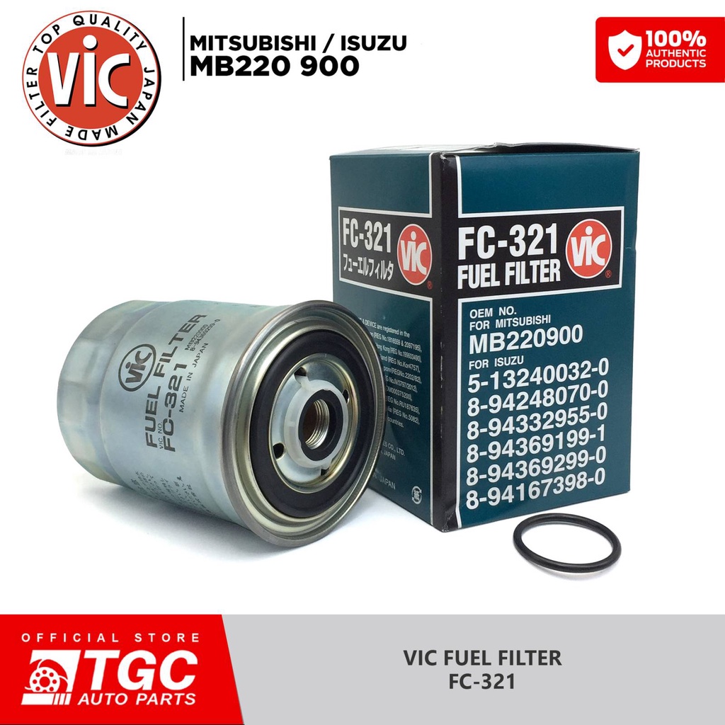 Vic Fuel Filter Mitsubishi 4D56 Field Master Montero Sport 2.8