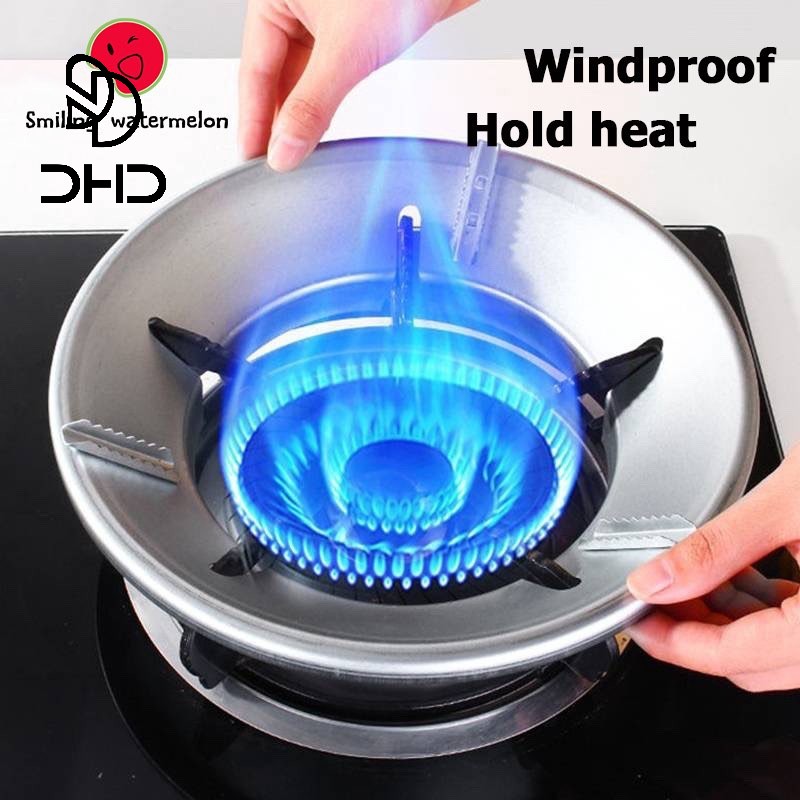 Round Heat Insulation Windproof Gas Stove Gathering Fire Reflection ...