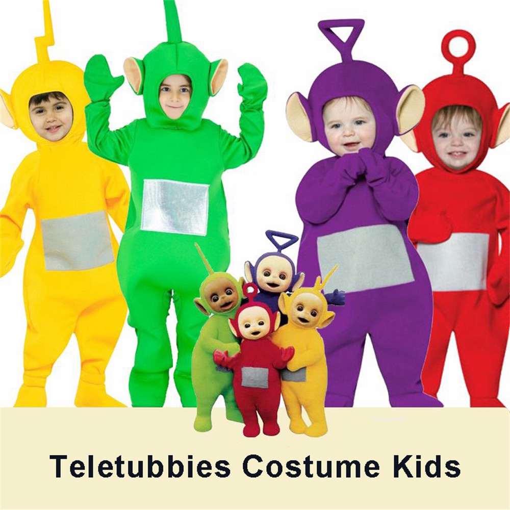 4 Colors Teletubbies Cosplay For Baby Kids Child Funny Tinky Winky