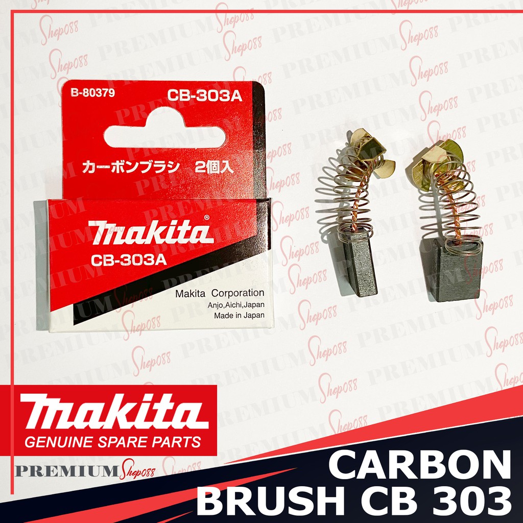 Makita ORIGINAL CB303A Carbon Brush CB303 M6200M M5801M M4500M M9002M ...