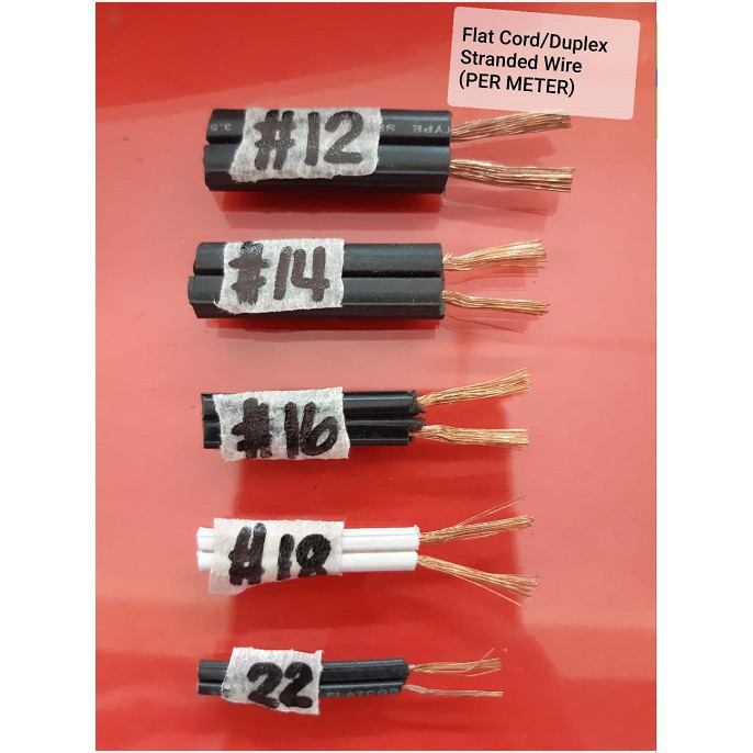 Flatcord / Duplex Wire per METER Royu/Omega Shopee Philippines