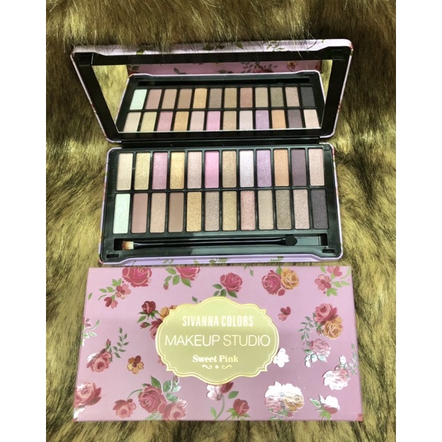 Sivanna Colors Makeup Studio Sweet Pink Eye Color Palette Shopee