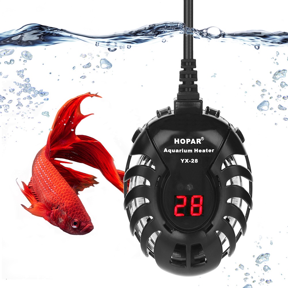 220V Digital Aquarium Mini Heater Automatic Water Heating Rods Digital ...